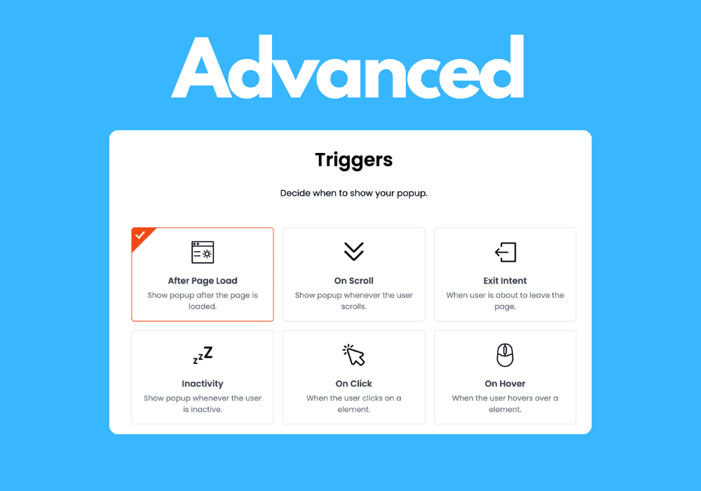 Unlock Advanced Popup Customization