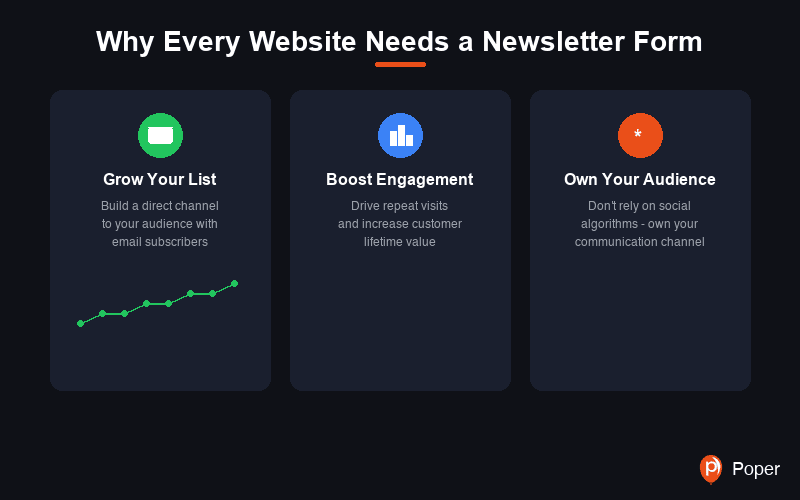Why Every Website Needs a Newsletter Signup Form