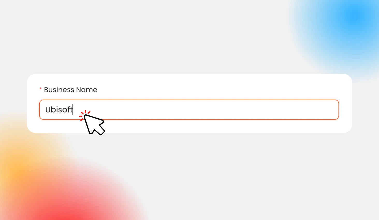 Enter Business Details