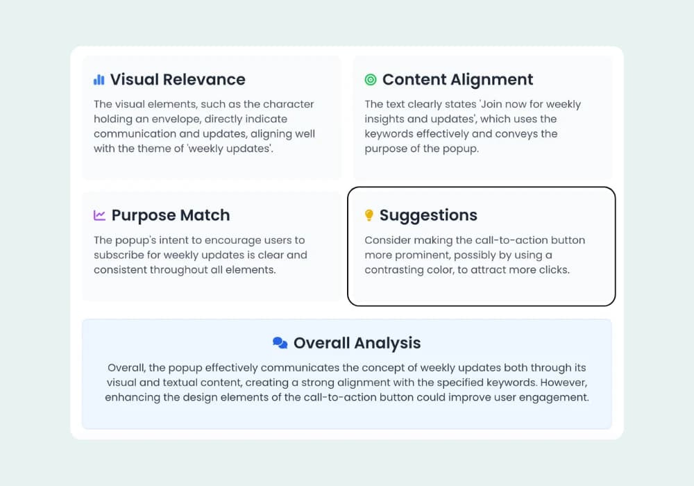 Improve SEO with Actionable Suggestions