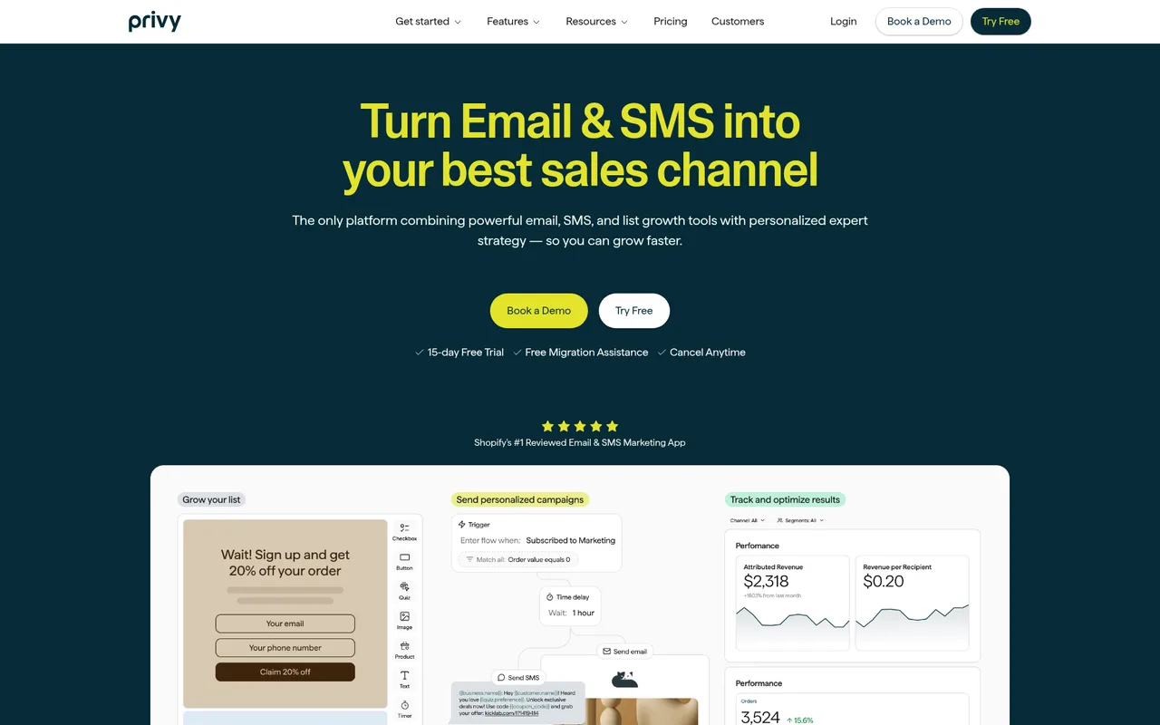 Privy homepage