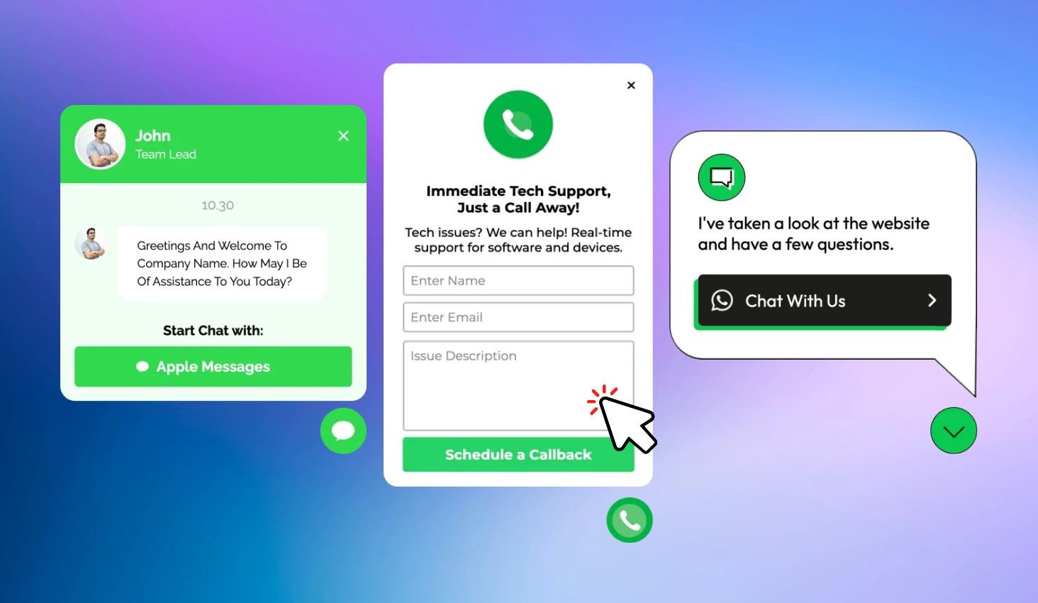 Free All Chat Widget Generator by Poper