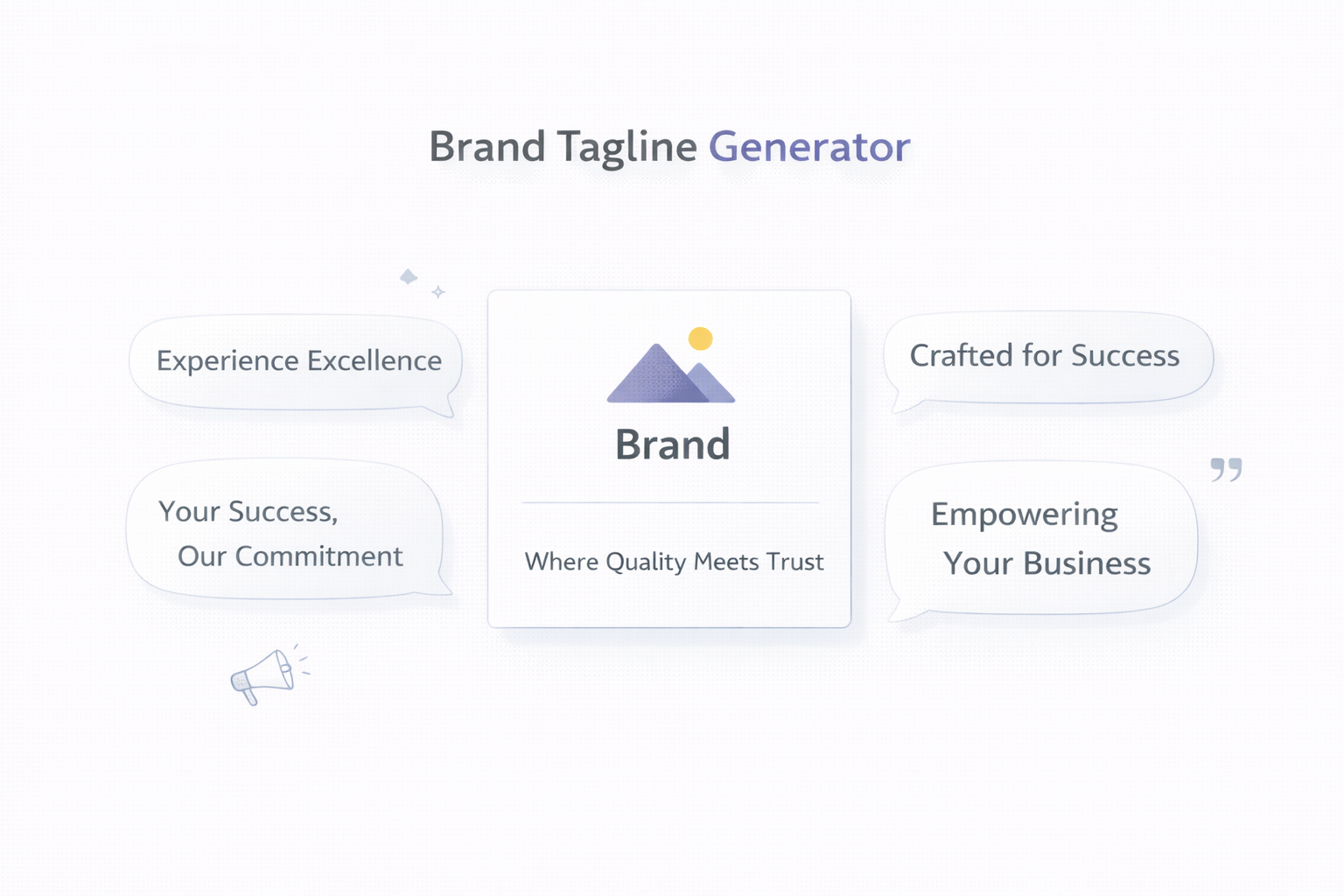 Free Brand Tagline Generator - Poper