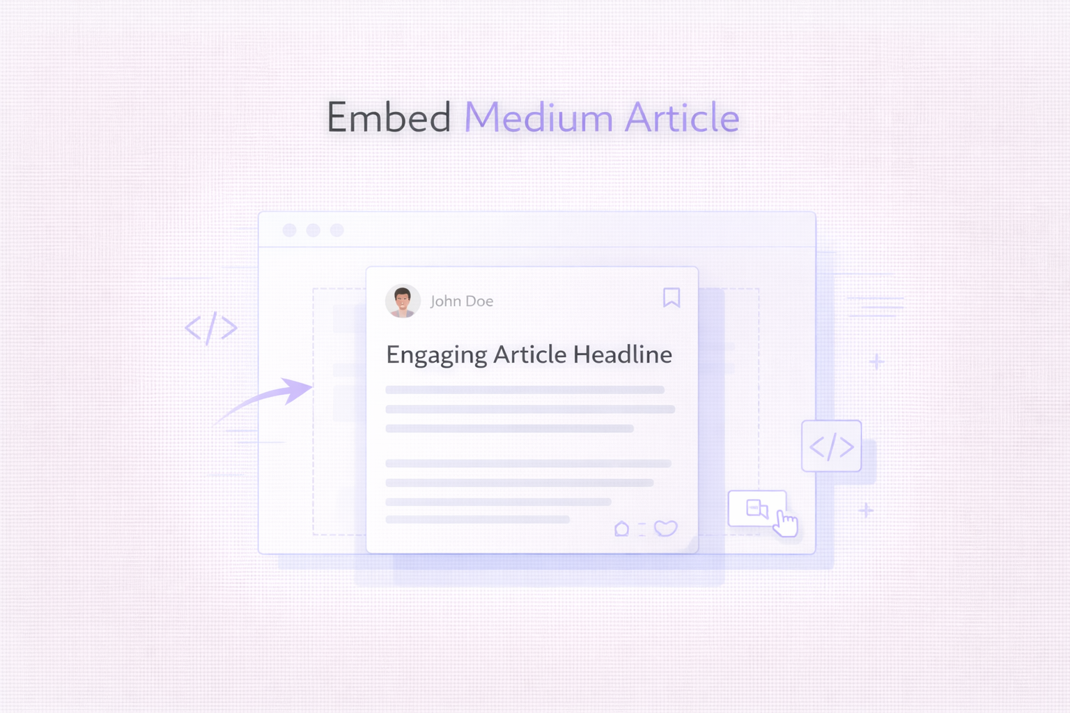 Embed Medium Article - Poper