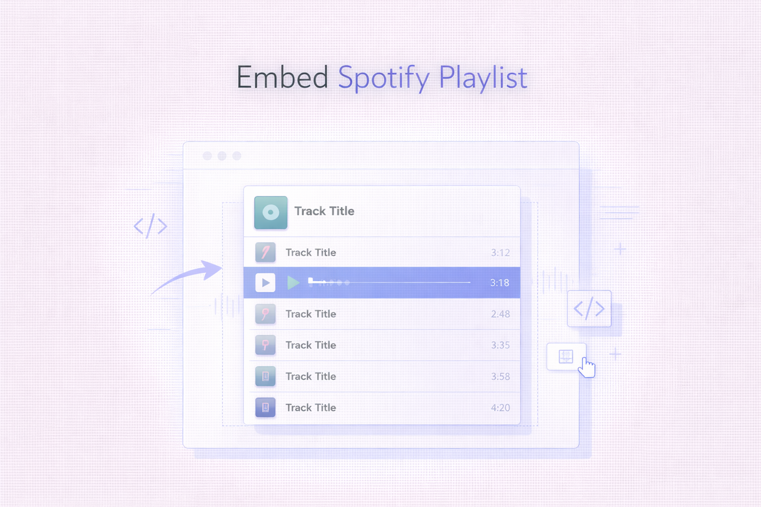 Embed Spotify Playlist - Poper