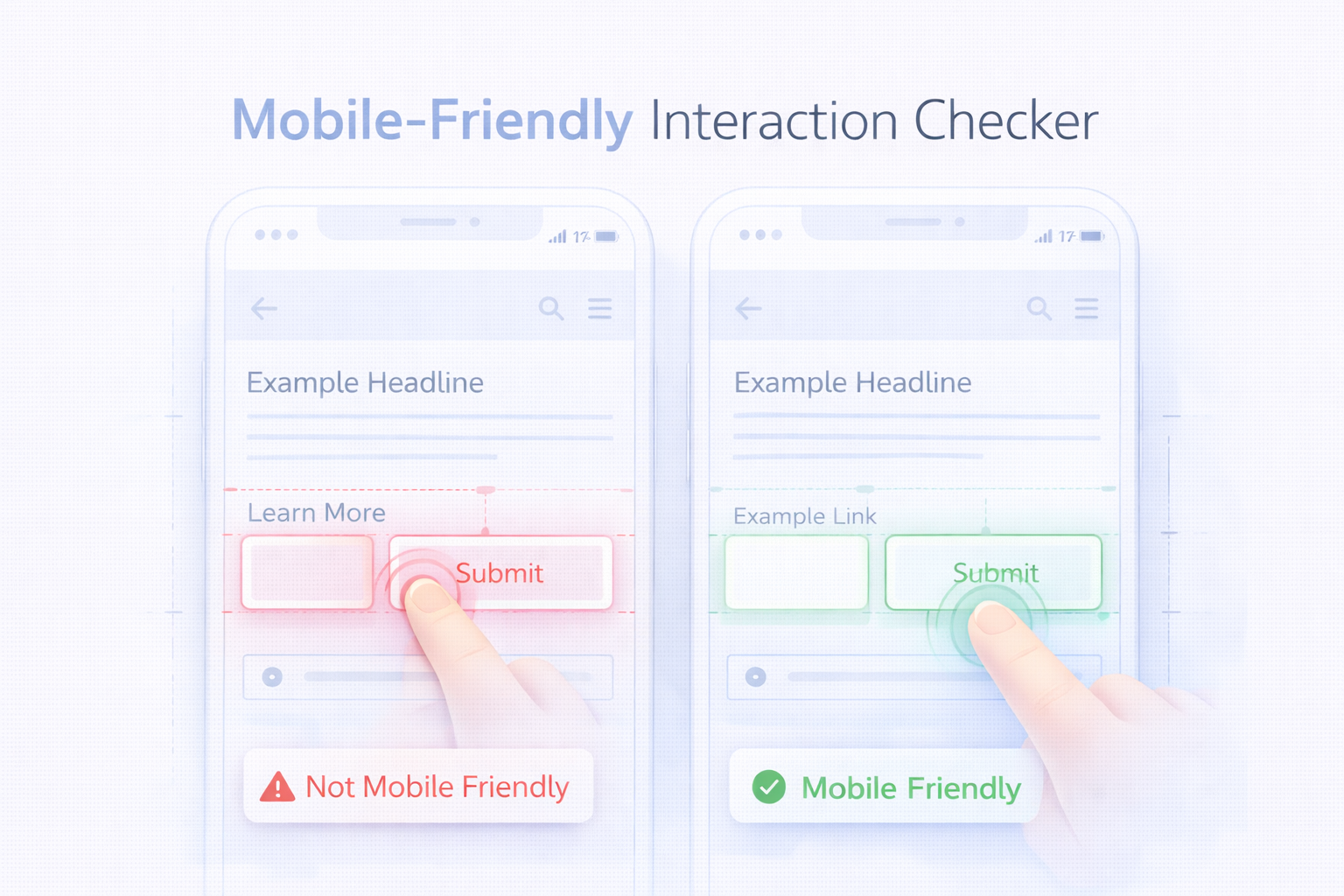 Mobile-Friendly Interaction Checker - Poper