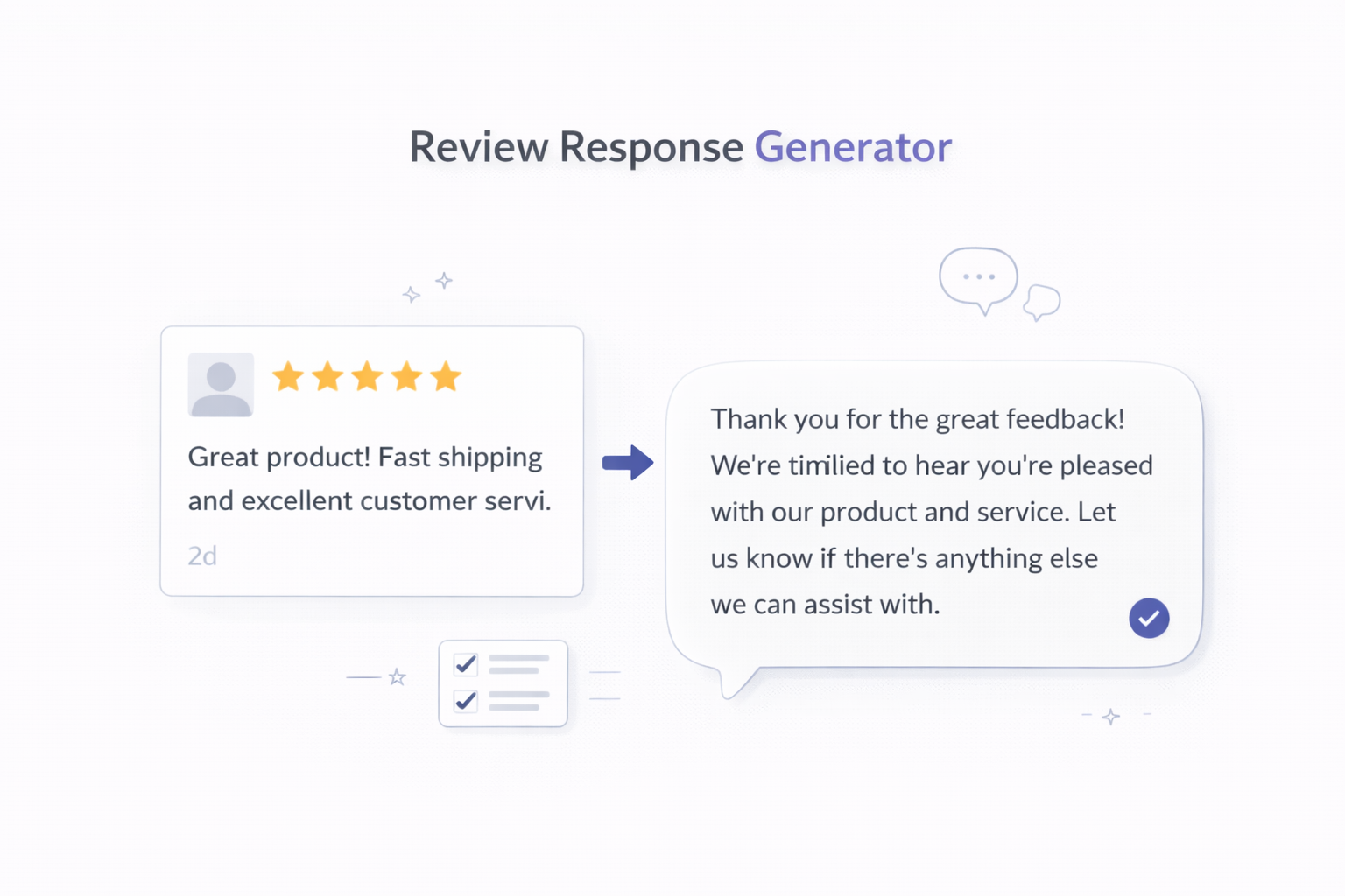 Review Response Generator - Poper