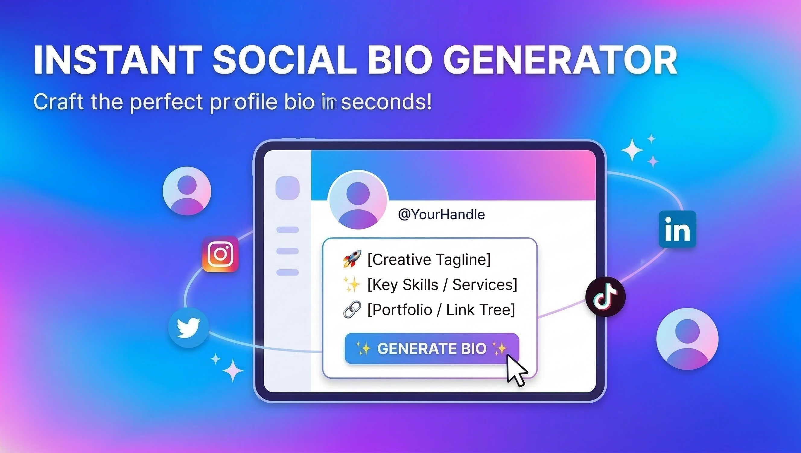 Social Bio Formatter - Poper