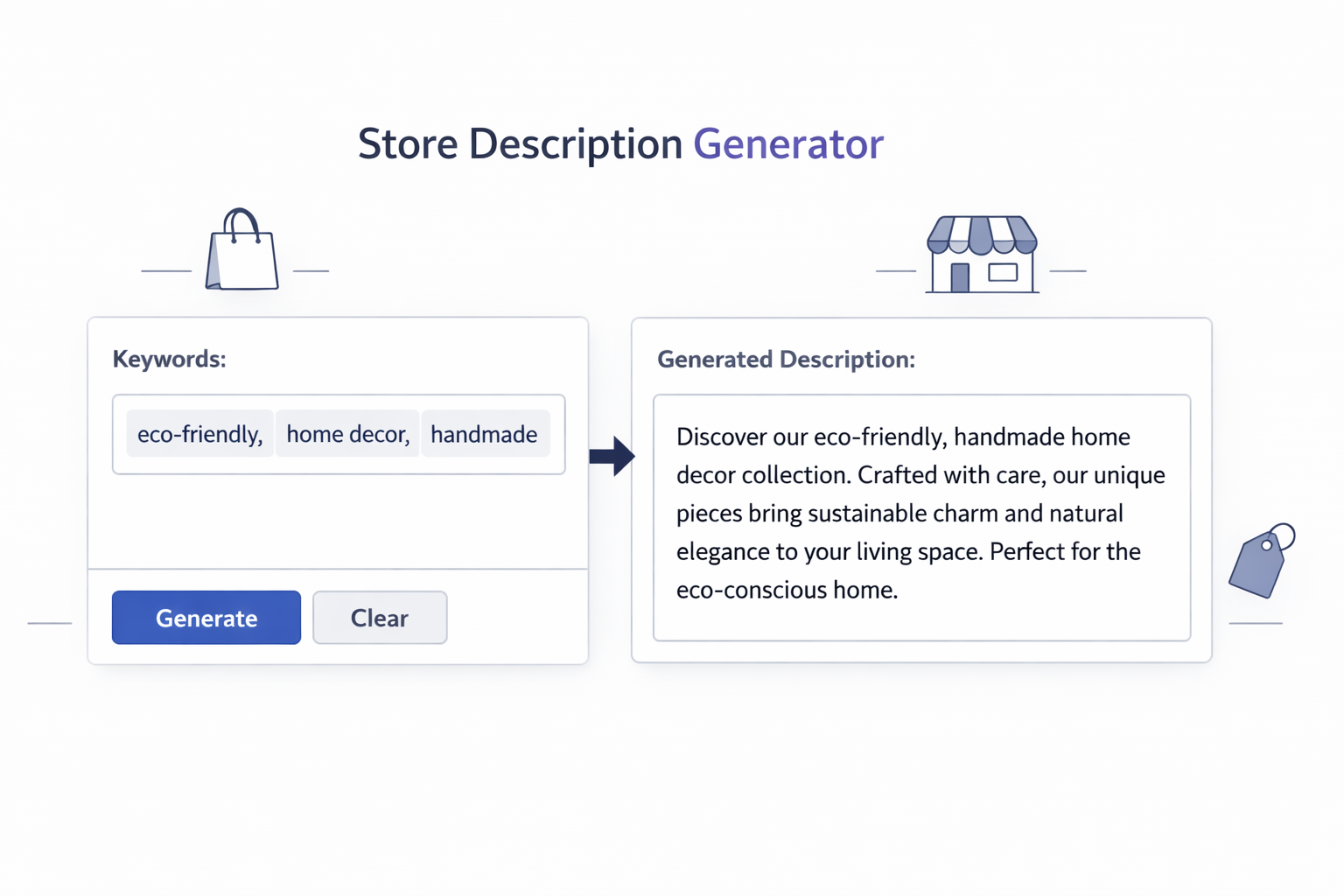 Store Description Generator - Poper