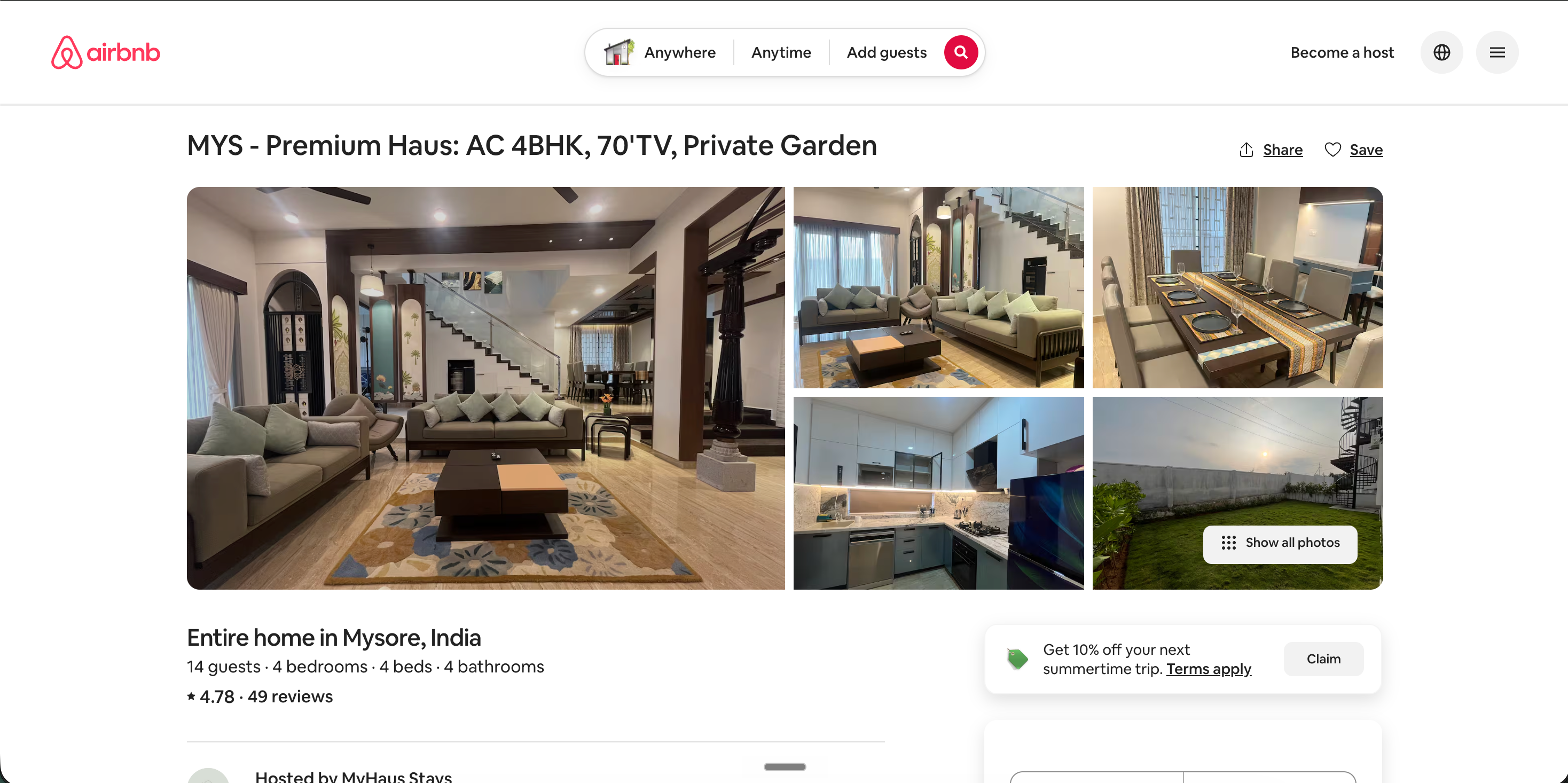 Airbnb.com listing page for Alpine A-Frame Retreat in Aspen showing 4.97 of 5 from 247 guest reviews, three guest reviews from Helena, James, and Aïsha, and a Reserve booking card