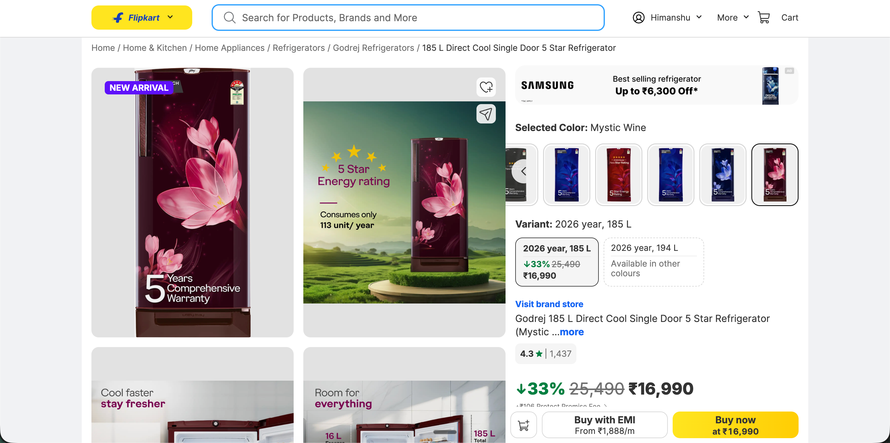 Flipkart.com seller page for Acme Wear (Mumbai-based fashion seller) showing 4.7 star rating from 12,847 ratings, Flipkart Assured yellow checkmark badge, filter chips for size color and price, and 3 Certified Buyer reviews from Helena, James, and Aïsha