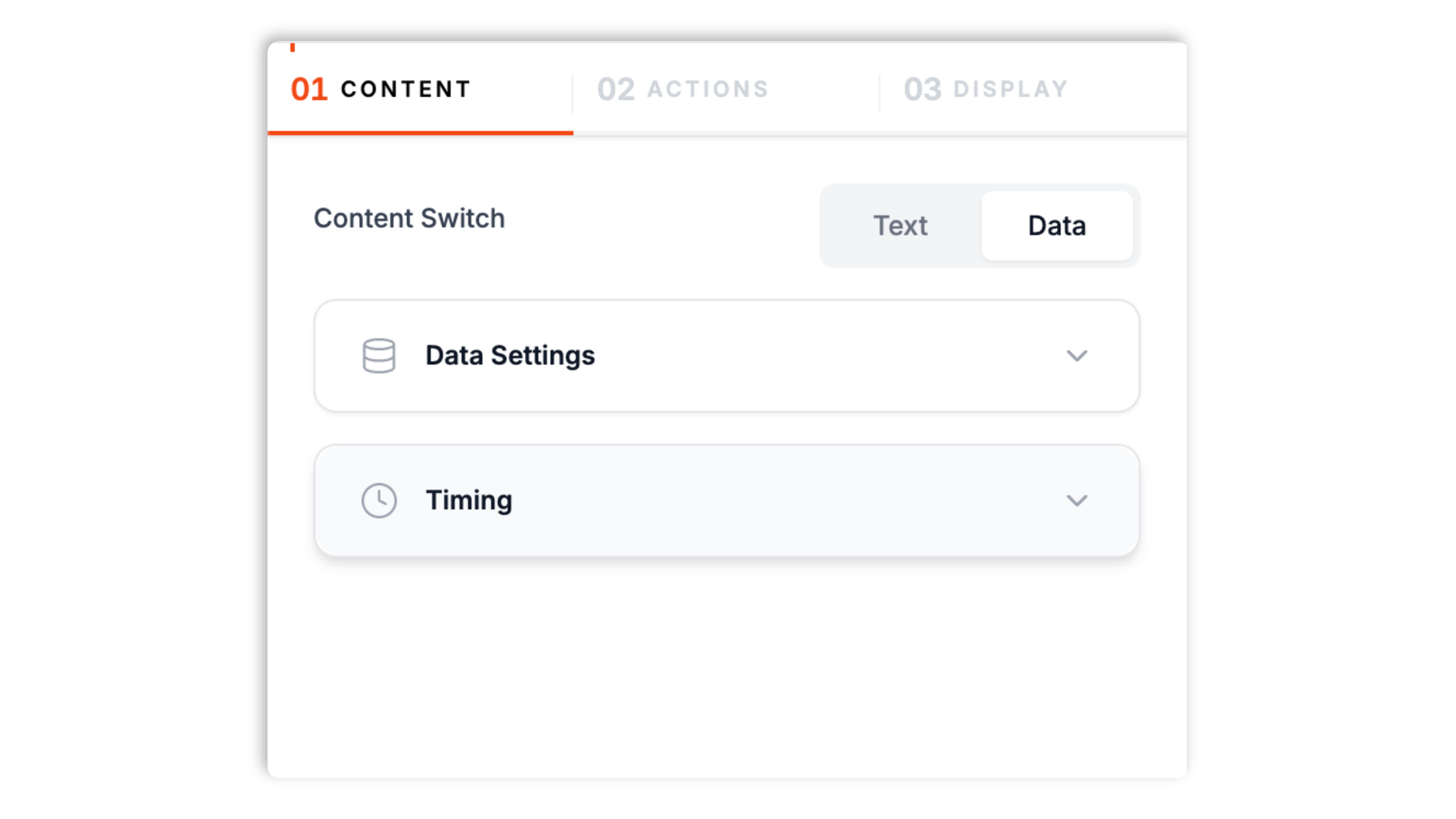 Poper trending product builder showing the content panel with a headline field, description field, and a trending period input set to this week