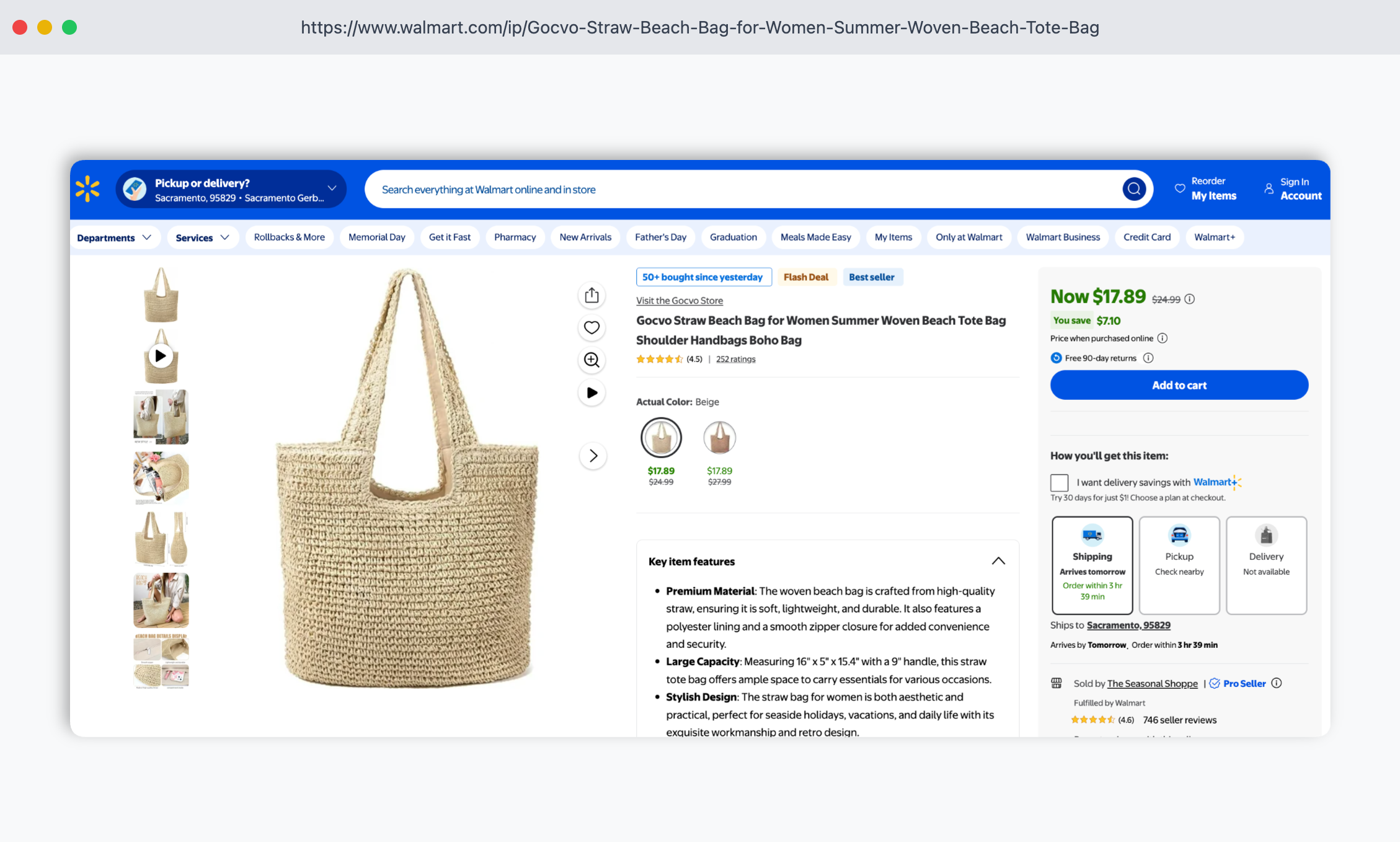 Walmart Reviews widget embedded on a website showing Walmart product reviews and star ratings in a branded layout