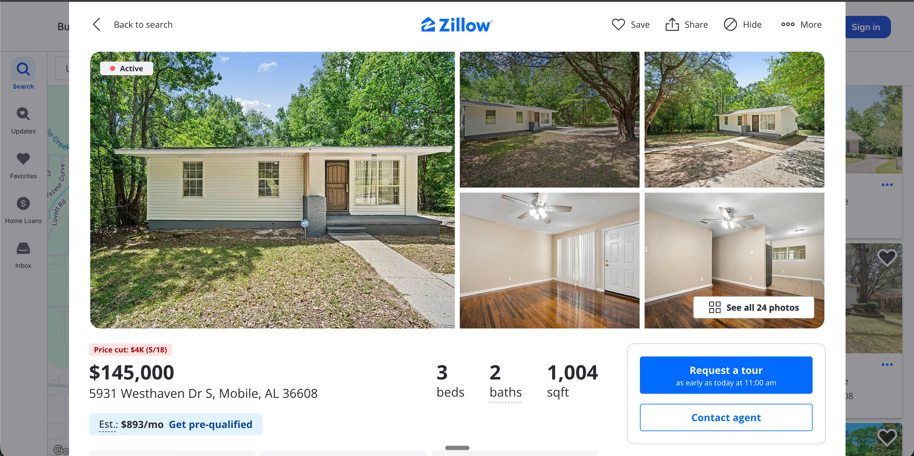 Zillow.com agent profile for James Sterling Premier Agent in Brooklyn showing 4.9 of 5 from 247 client reviews, 87 sales closed in 2026, $24M volume, and 3 buyer and seller testimonials